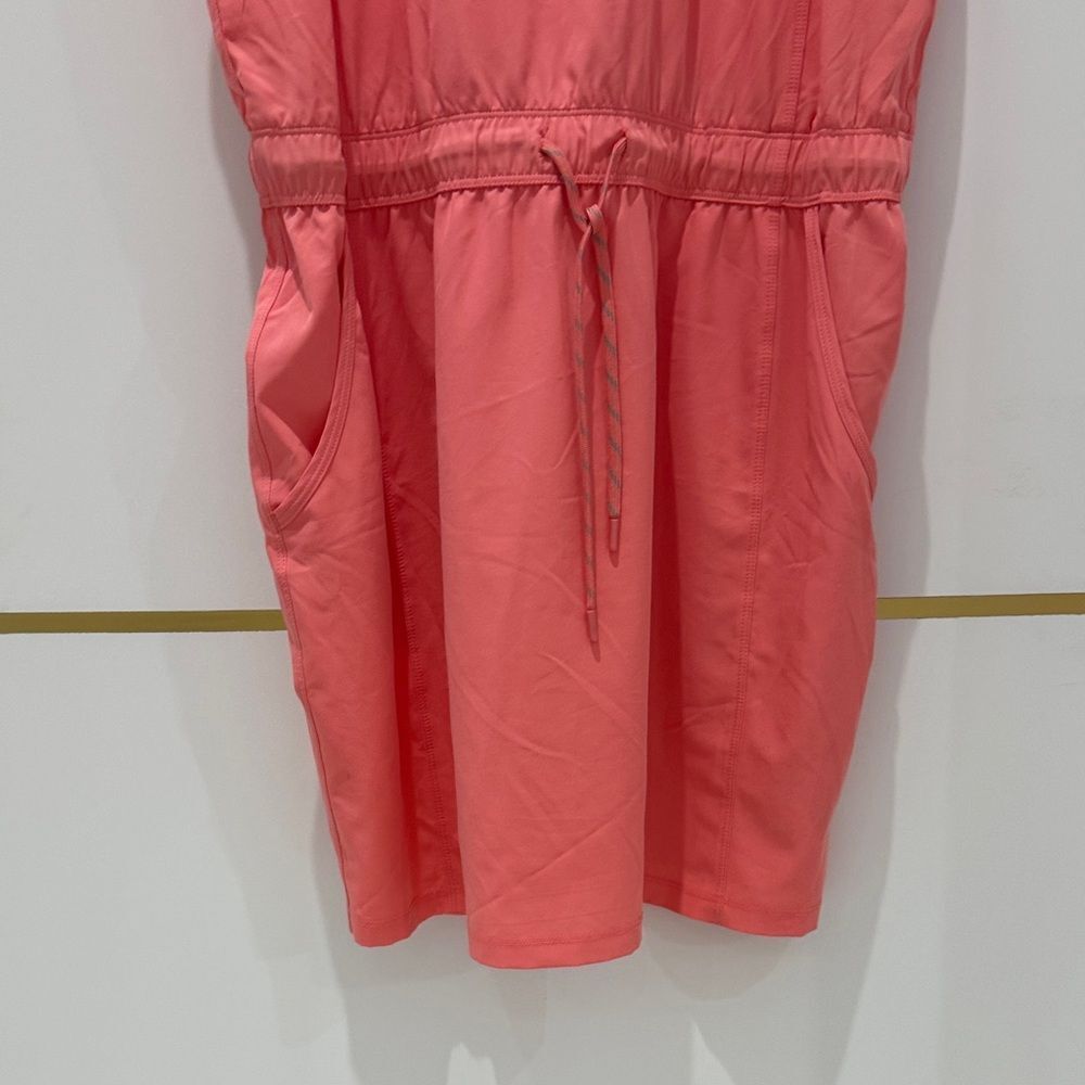 Avalanche Coral Sleeveless Athleisure Drawstring Waist Dress Dry Fit M - Picture 4 of 16